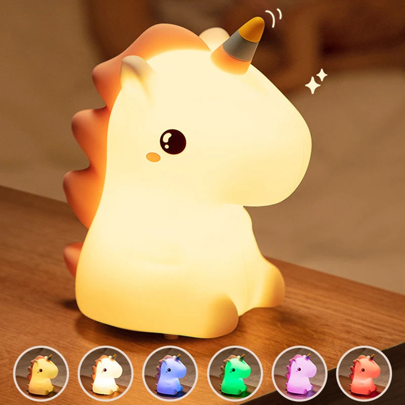 Unicorn Cute Silicone LED