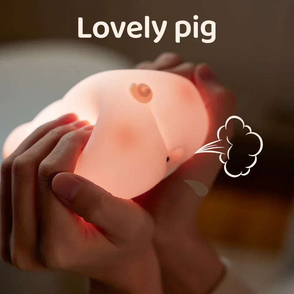 cute piggy light