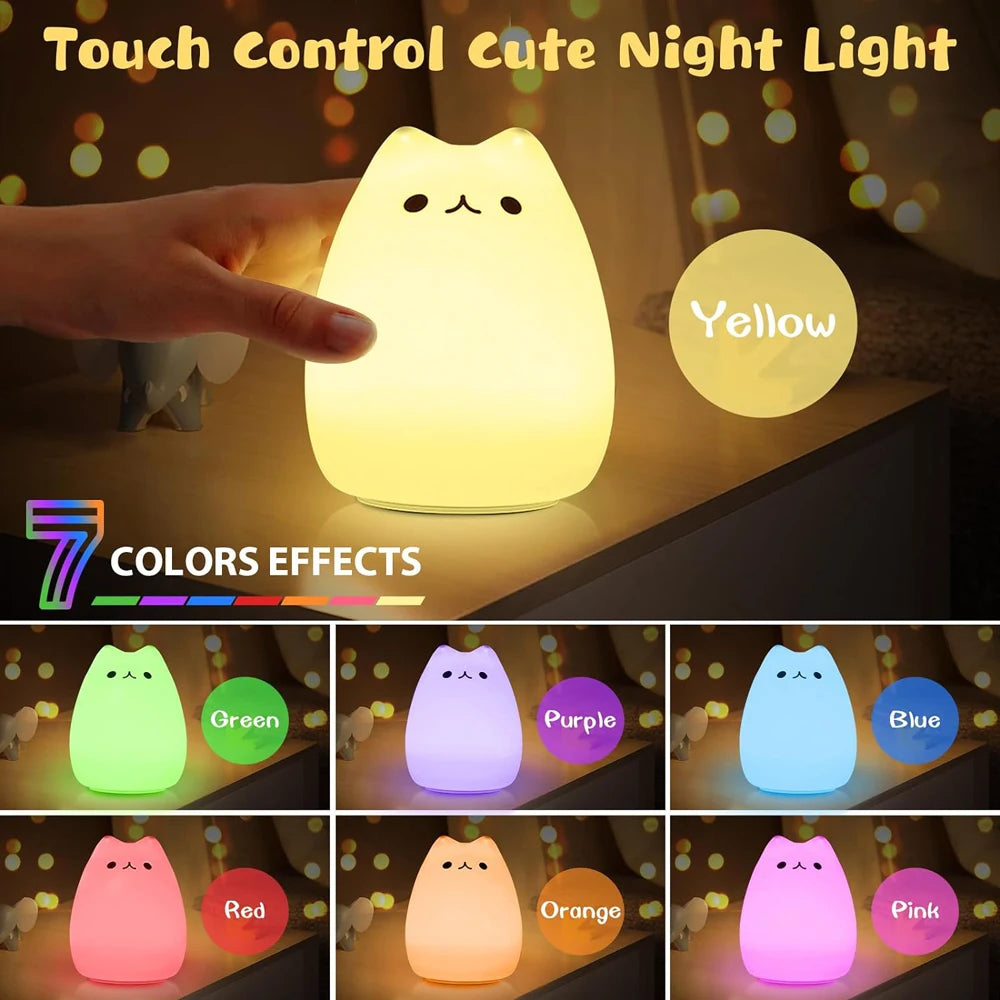 LED cat night light