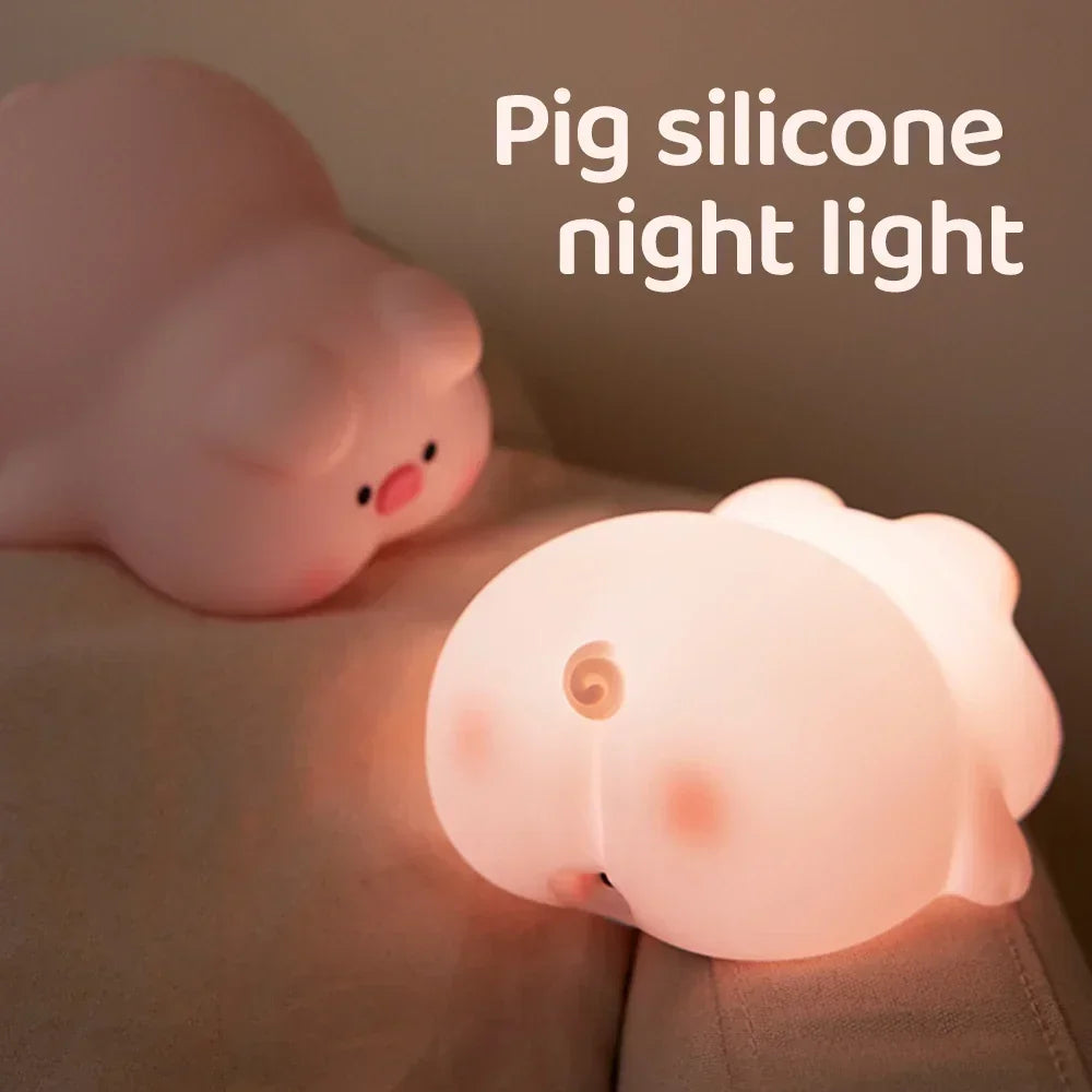 cute piggy light