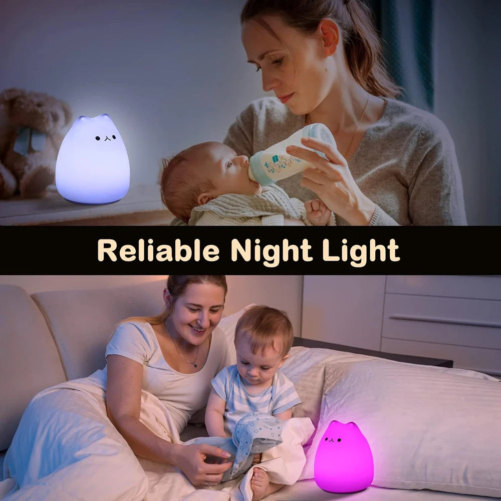 LED cat night light